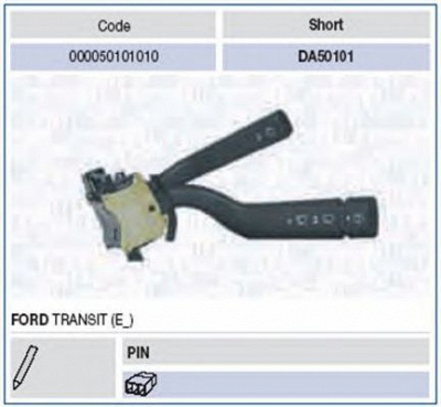 MAGNETI MARELLI 000050101010 -  Выключатель на колонке рулевого управления